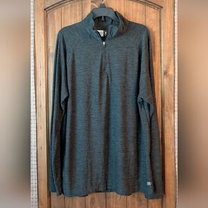 LEG3ND Heather Gray Quarter-Zip Pullover- Med